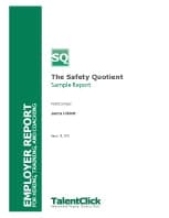 SQ Sample Report Cover - Employer