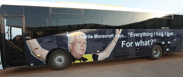 Charlie Morecraft, Motivational Safety Speaker, Tour Bus