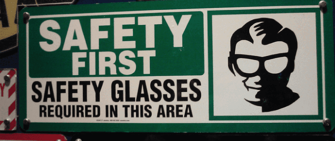 Safety First: Safety Glasses Required