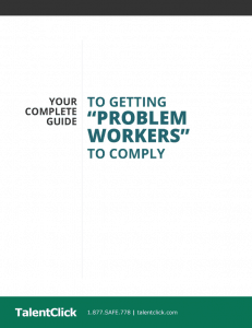 Free Guide: Getting Problem Workers to Comply